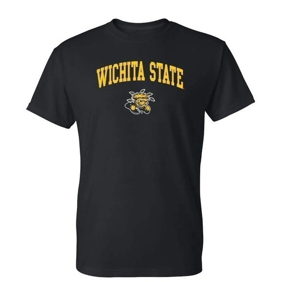 Fanatics Wichita State Shockers Arch Logo Black T-Shirt XL - Picture 1 of 6